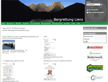 Tablet Screenshot of lienz.bergrettung-tirol.at
